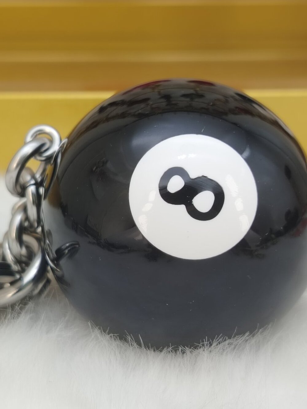 Coach Eight Ball Bag Charm - Picture 2 of 7